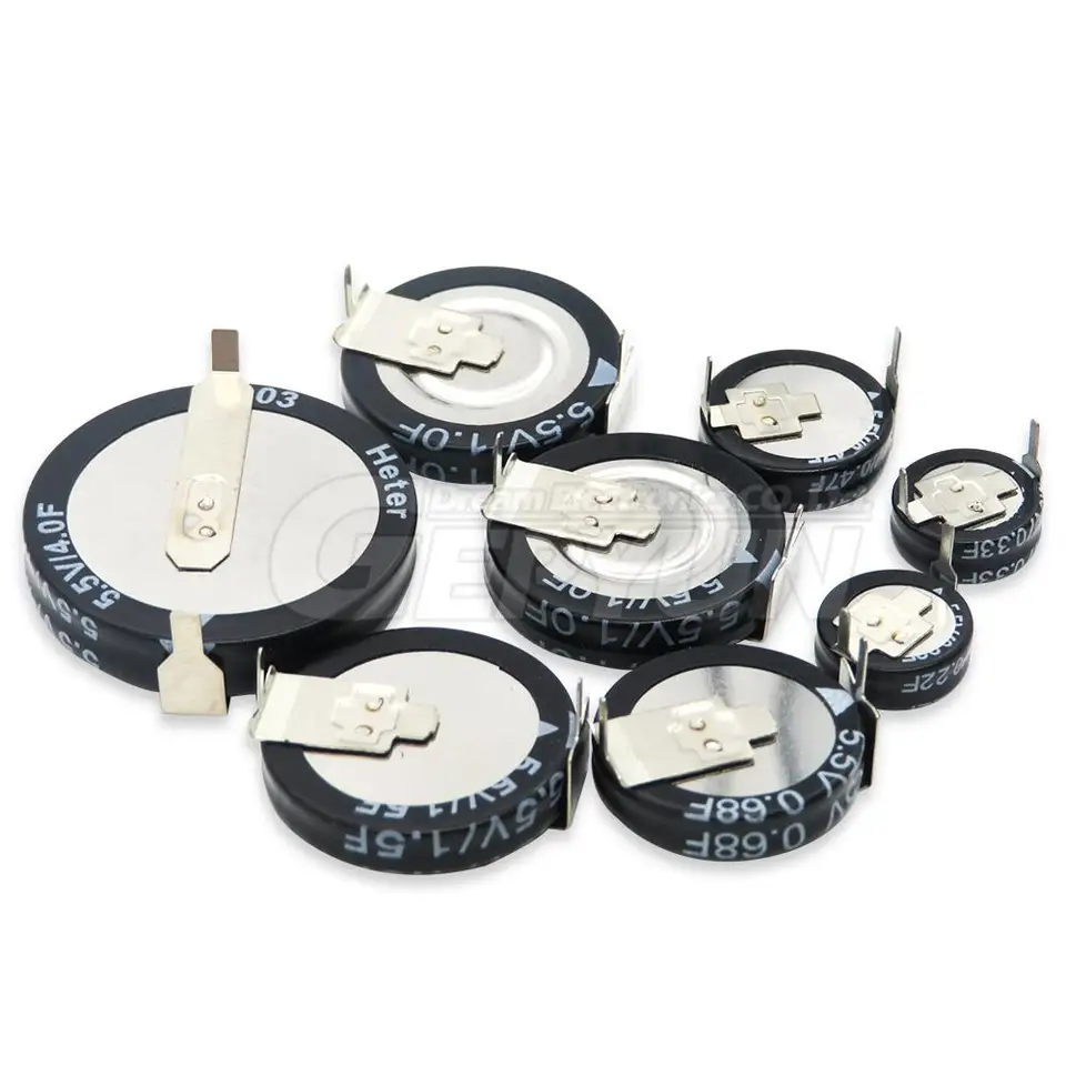 Condensatori Super/Farad 5,5 V 0,22 F 0,47/1/1,5/2/4/5/10F tipo