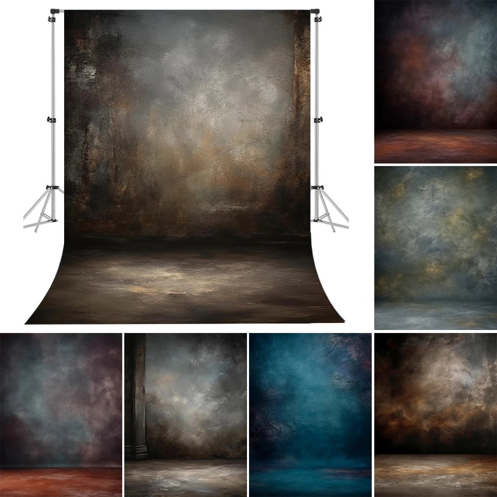 Enhanced Vinyl Abstract Texture Photography Backdrop for Newborn and Kids Portraits - Solid Color Professional Studio Background