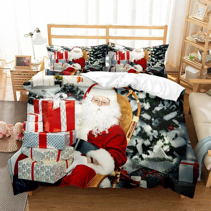 Double christmas bedding best sale