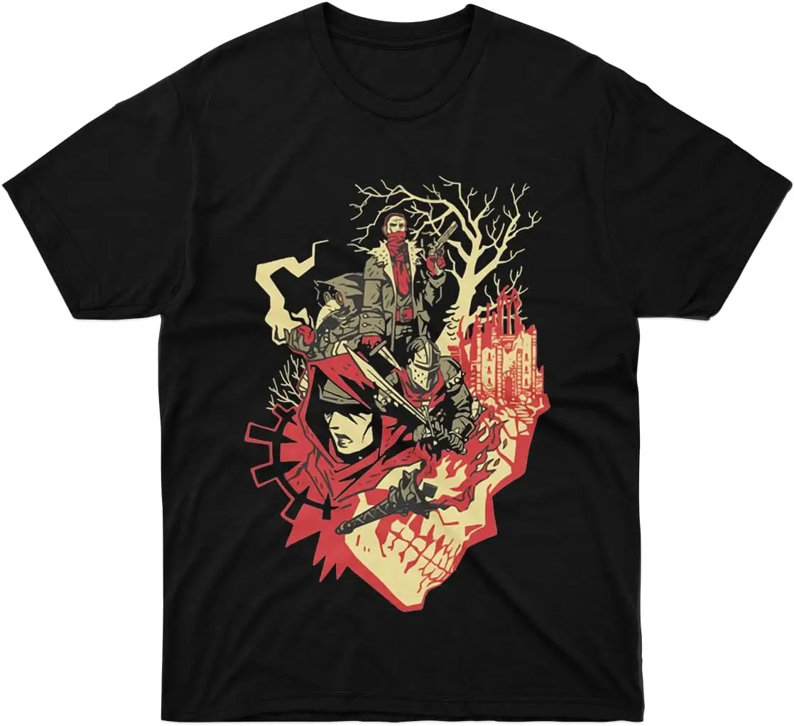 

Футболка Darkest для мальчиков и девочек, подземелье, Женский рукав, подарок для мужчин, друзей, семьи, унисекс, многоцветная