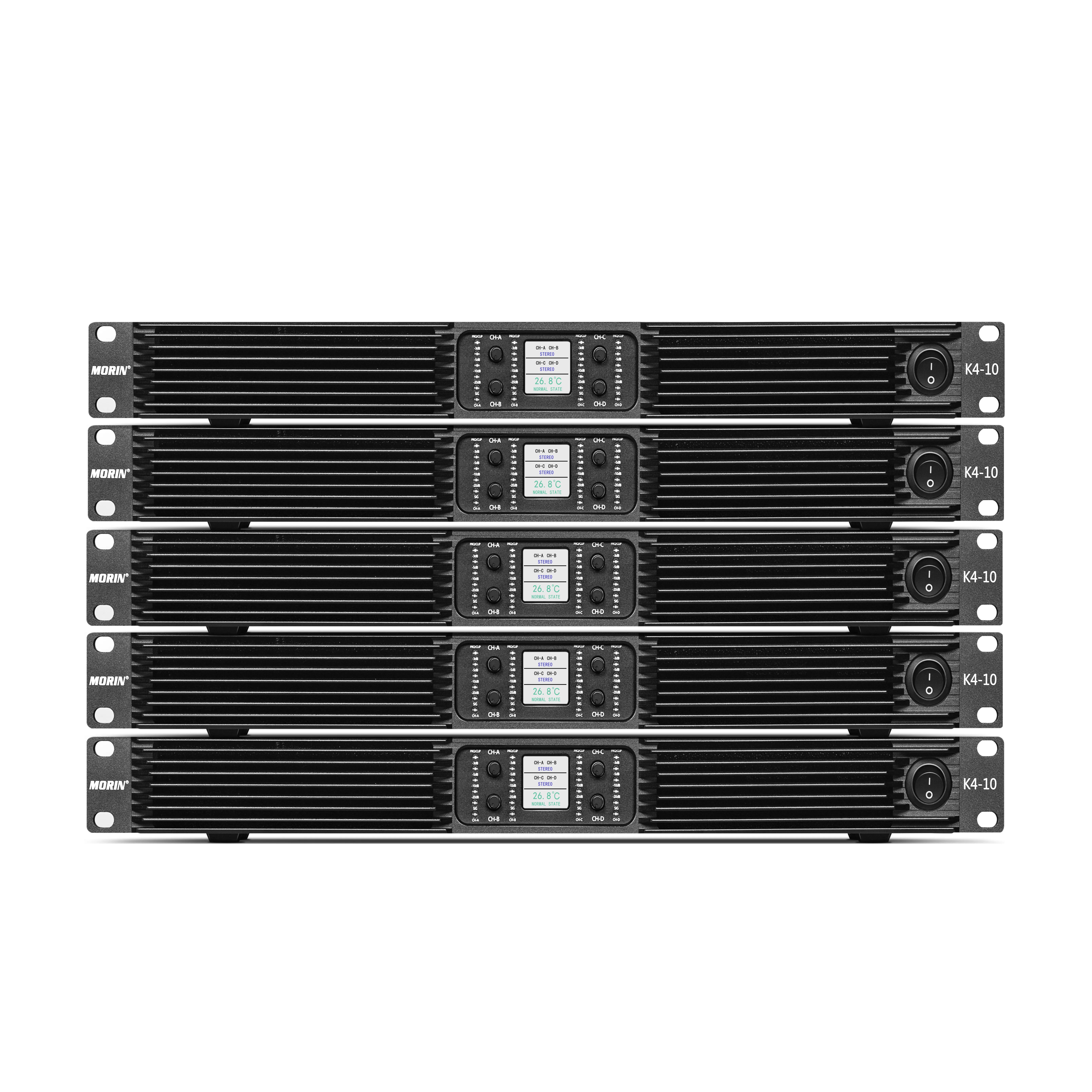 

Профессиональный цифровой усилитель мощности k30 1U morin audio 3000 Вт