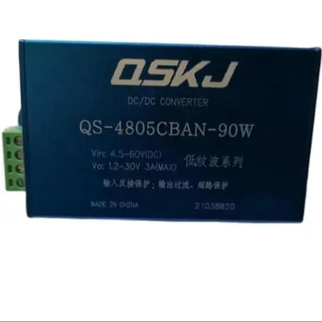 Módulo de Tensão Constante Atual Constante da Entrada Qs4805cban-90w60v do Conversor do Fanfarrão do Impulso Automático de 4.5 dc Output 1.230v