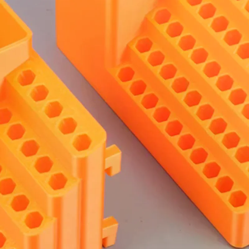 1Pc 드릴 홀더 20/50홀 비트 정리대 스크루드라이버 헤드 보관함 홀보드 스크..