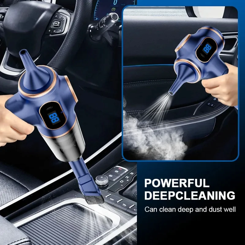 NEW ABS Mini Wireless Car Vacuum Cleaner High Power Portable Handheld Vacuum for Home Sofa Carpet Office Cleaning 4