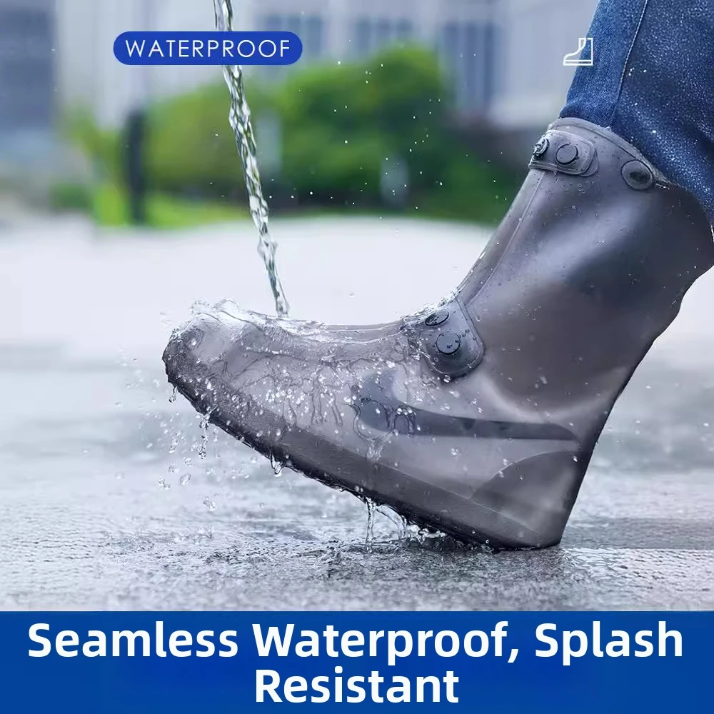 Waterproof Anti-Slip Silicone Rain Shoe Covers