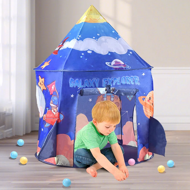3 in 1 Portable Children's Tent Toys Folding Crawling Tunnel Indoor and Outdoor Play House Beach Tent Ocean Ball Pool Tents 3