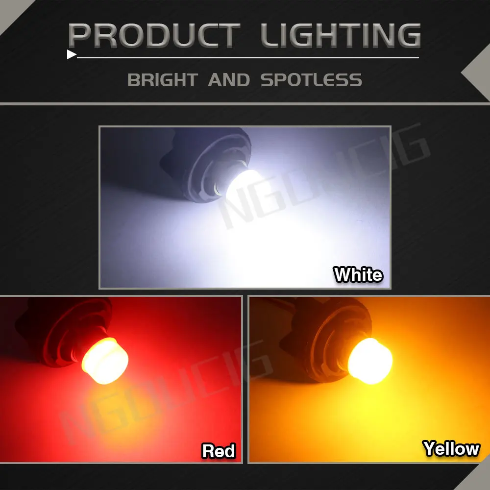 NGOUCIG 2PCS 24V 12V BA15S BAY15D Ʈκ ÷ 1156  1157 P21W P21/5W Led  R5W 극ũ  Ʈ ȣ  ڵ 
