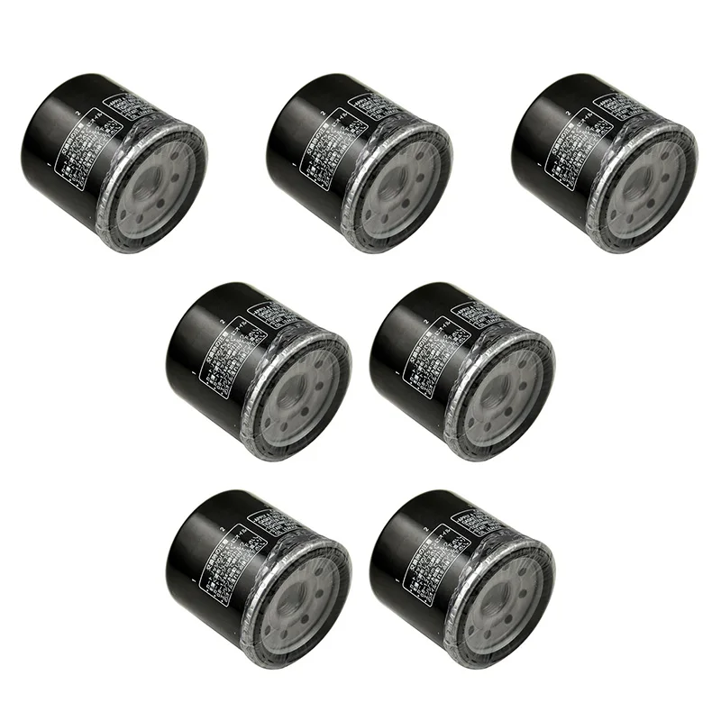 

OZOEMPT 7PCS Motorcycle Oil Filter Apply to CBR600 F 01-07 11-13 FA-B (ABS)11 FS-1,FS-2 Sport 01-02 F4i USA01-06 CBR600 RA 09-23