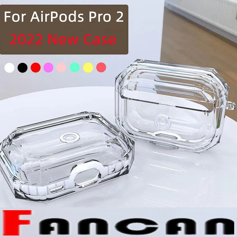 2022 Nuovo Per Airpods Pro 2 Custodia Protettiva Antiurto In Tpu Trasparente Regalo Per Airpods Pro 2 Pro 3 2 1 Cover Con Corda A Mano