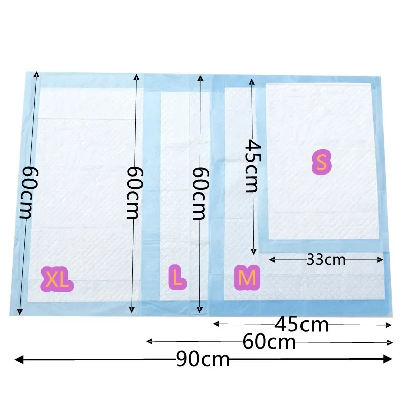 

Dog Soakers Disposable Underpad Pet Toilet Accessories For Diapers Puppy Products Care S-XL Mat 20/40/60/100pcs Cat