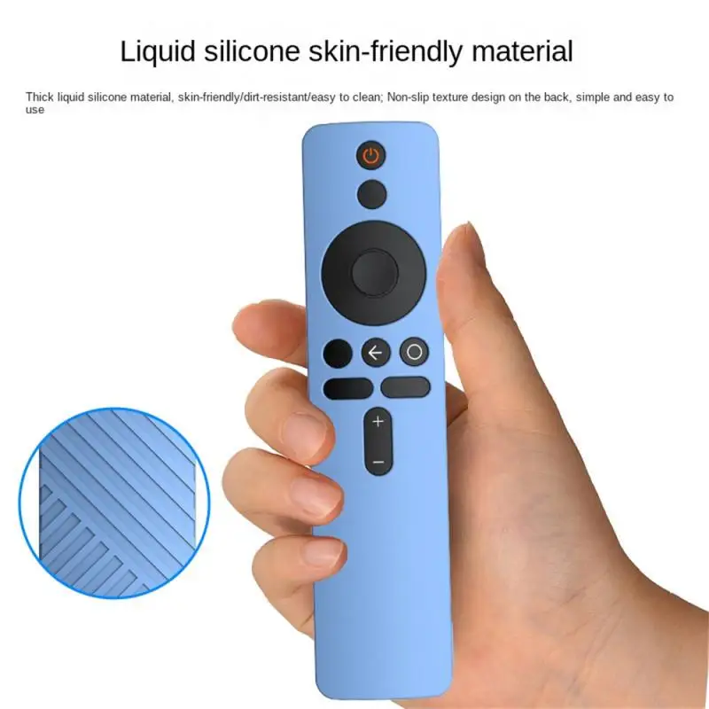 For Mi Box S/4X Mi TV Stick Remote Cover Silicone Tv Box Controller Case Silicone Shockproof Protective Skin-Friendly