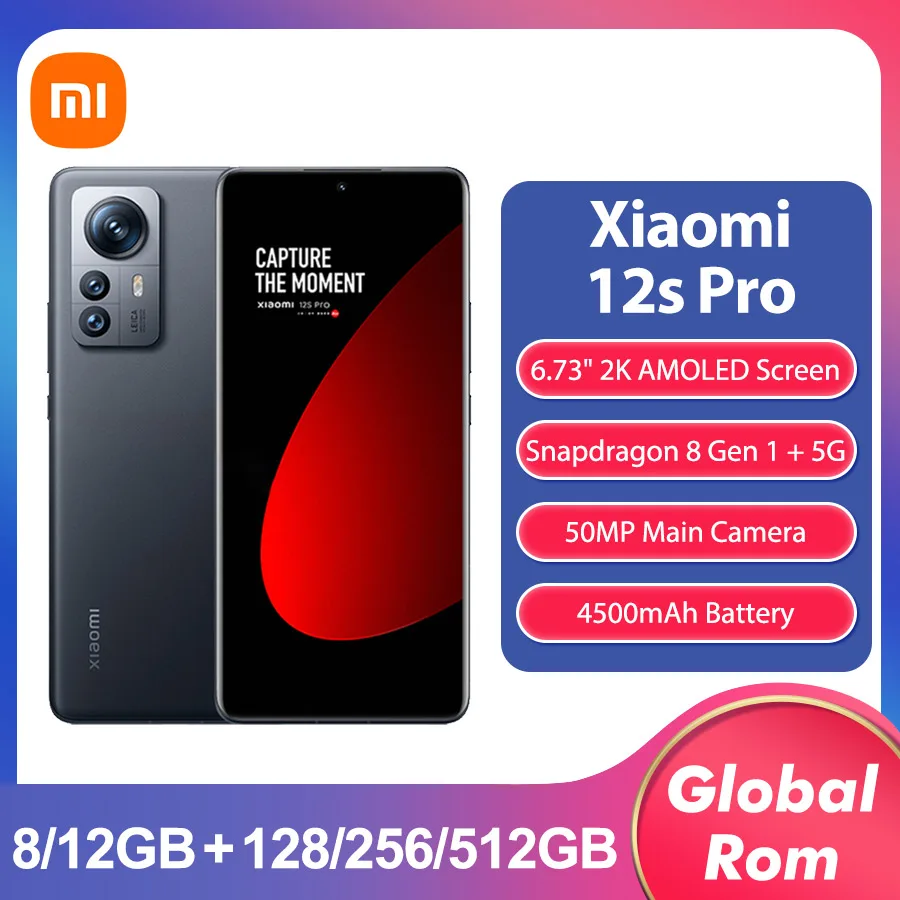 Xiaomi Smartphone Mi 12S Pro, ROM Global, Snapdragon 8, Octa Core ...