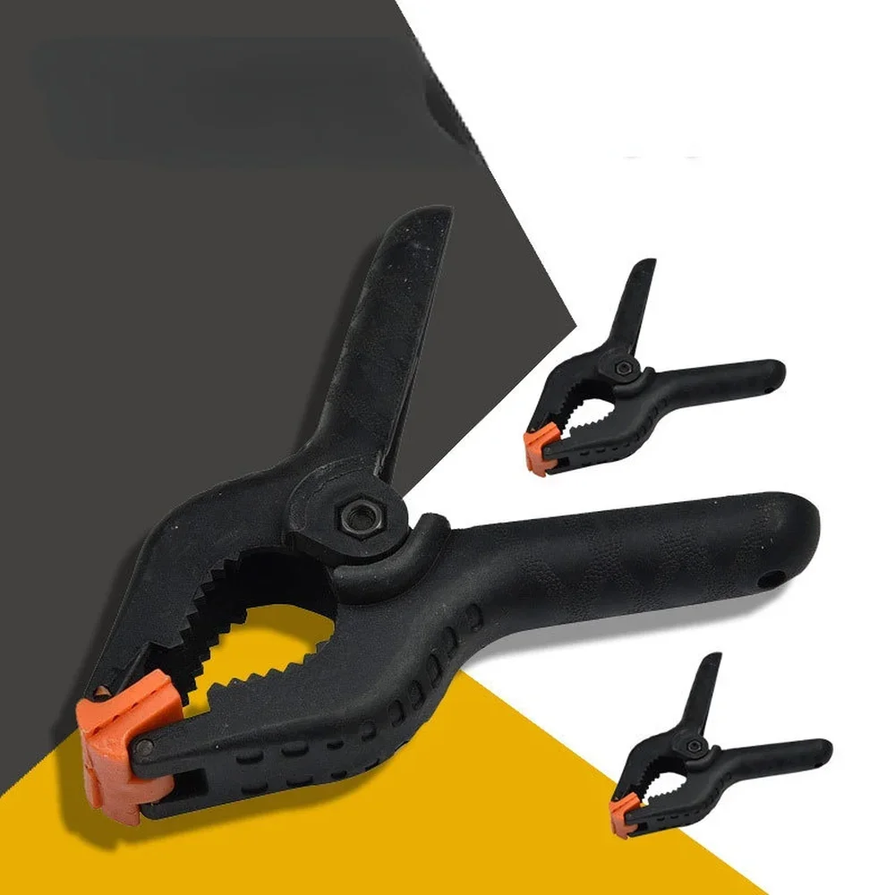 Woodworking Clamps Plastic Clamps Toggle Clamp New Woodworking Spring Clamps 2/3/3.5/4/6 Inches DIY Tools for Woodwork Spring Clip Photo Studio