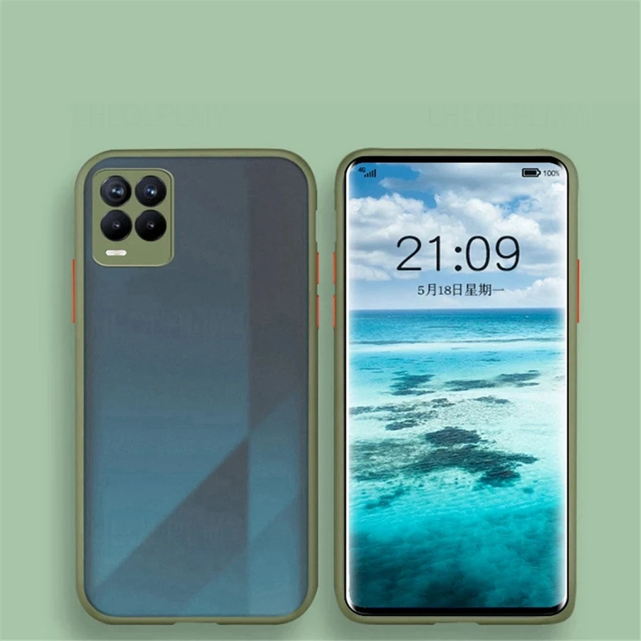 Luxury Shockproof Matte Armor Bumper Phone Case