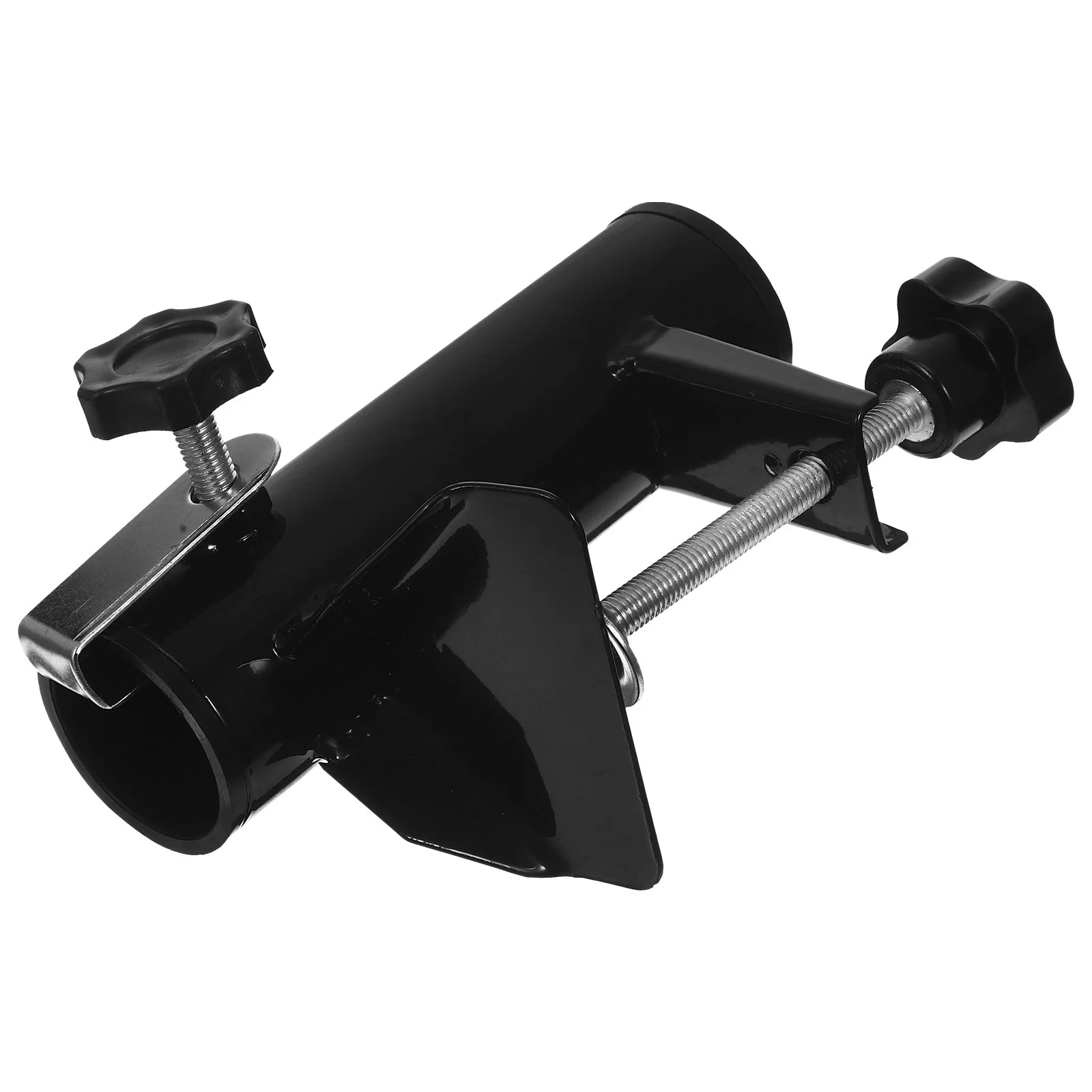 

Umbrella Clip Holder Bracket Patio Parasol Ground Clamp Frame Stand Courtyard