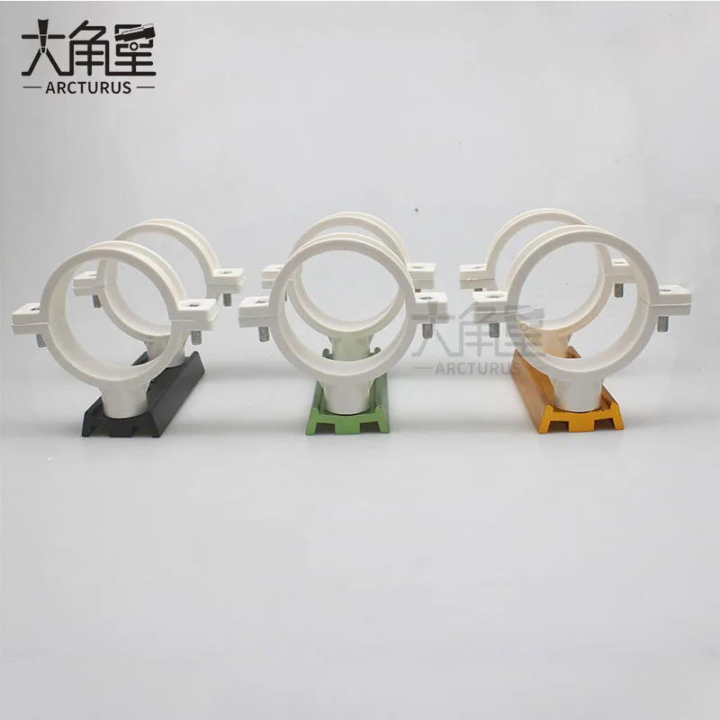 

107mm Metal Dovetail Plate With 63mm Inner Diameter Pvc Clamp For Diy Astronomical Telescope