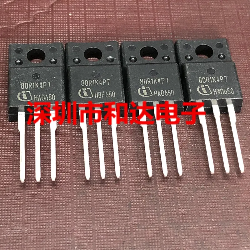 

5PCS-10PCS 80R1K4P7 IPA80R1K4P7 TO-220F 800V 4A NEW AND ORIGINAL ON STOCK