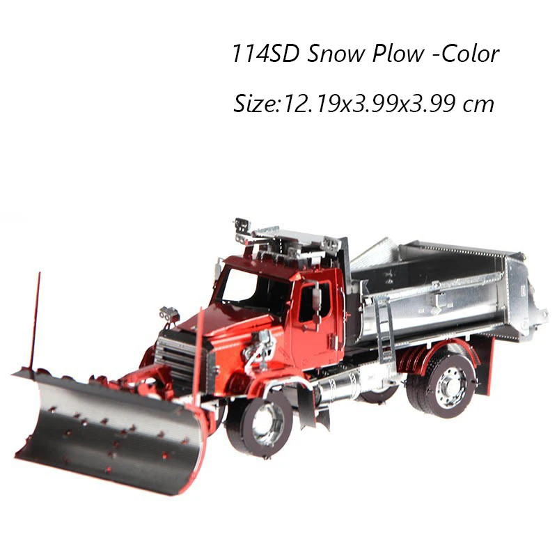 3D Metal Puzzle Mixer Truck Engineering Vehicle DIY Assembly Kit