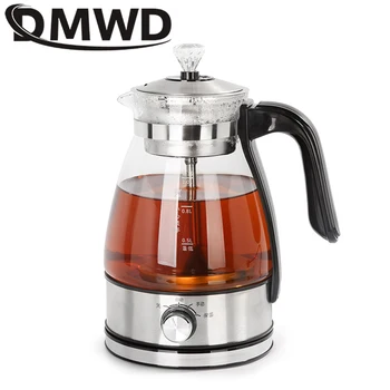 Bollitore elettrico 110V Caffettiera 1L Thermos Nero Pu'er Macchina per il tè in vetro Automatico Spray a vapore Teiera Bollitori Pentola per la salute 1