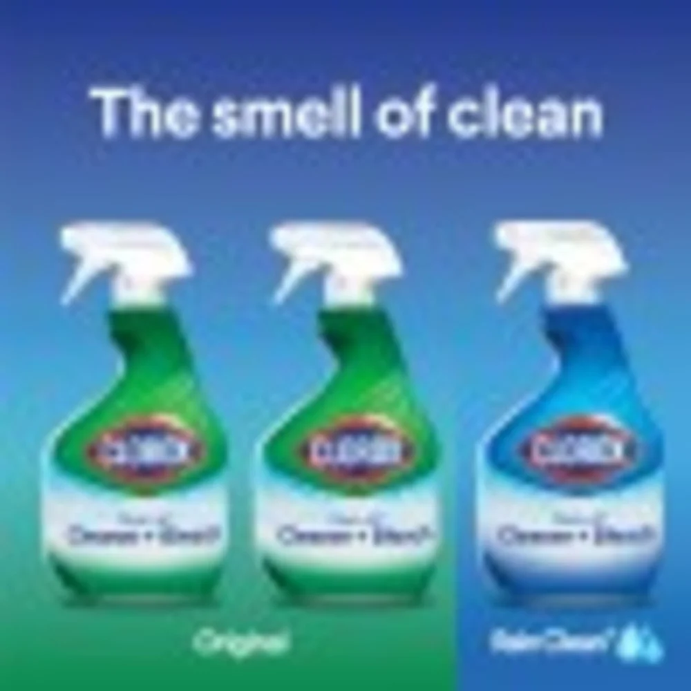 Main pulvérisant le désinfectant Clorox sur une table de cuisine, éliminant les germes.