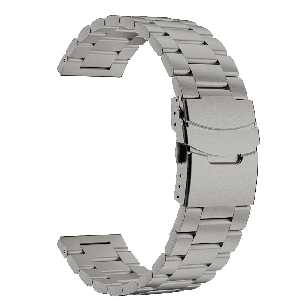 Luxury Titanium Watchband Bracelet, 22mm Adjustable Strap, Premium Design
