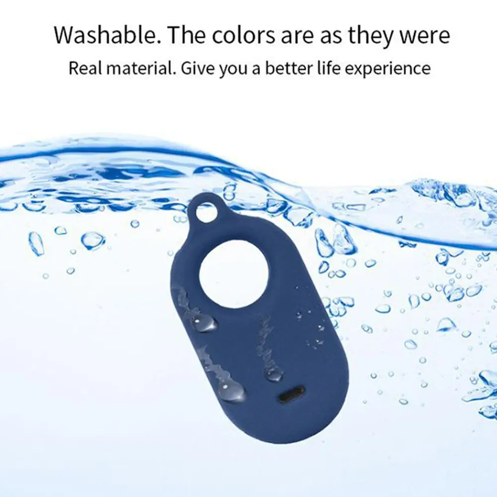 

Silicone Cover For SamsungGalaxy SmartTag2 Locator Case Anti-lost Keychain Protect Sleeve Locator Accessories E4M5