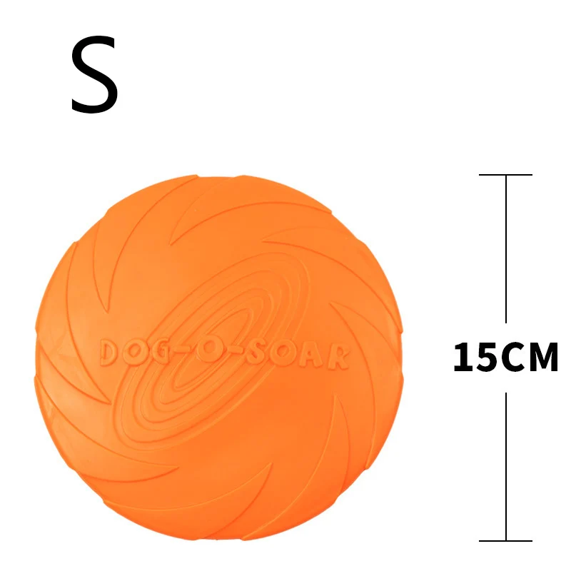 TPR Big Dog Training Toy Flying Discs Disk Interactive Pet Toys for Small Large Dogs Border Collie Labrador mascotas Accessories 2