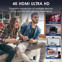 Nouvelle console de jeu rétro 2026 avec 23 émulateurs et plus de 20 000 jeux intégrés, HDMI 4K, 2.4G avec deux manettes sans fil 6