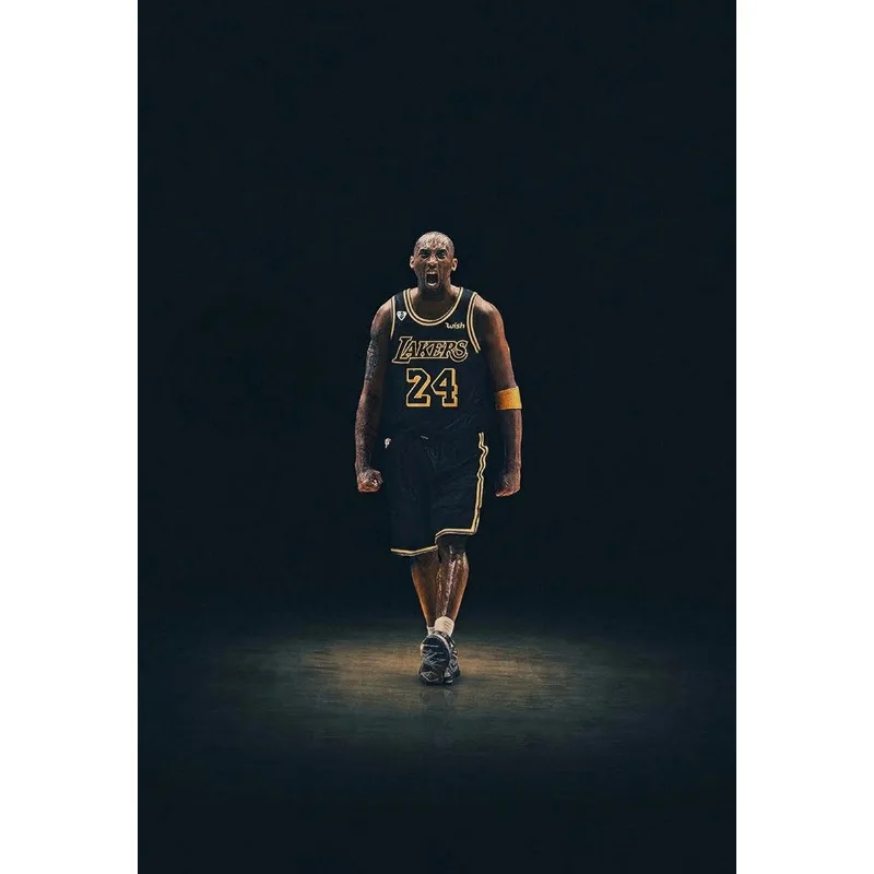 Legendary Basketball Slam Dunk Motivational Canvas Wall Art
