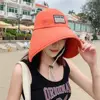 UV Protection Women Hat Fashionable Sun Protection Big Brim Beach Sunhats Visor Breathable Bucket Hat Travel Bucket Hat 5