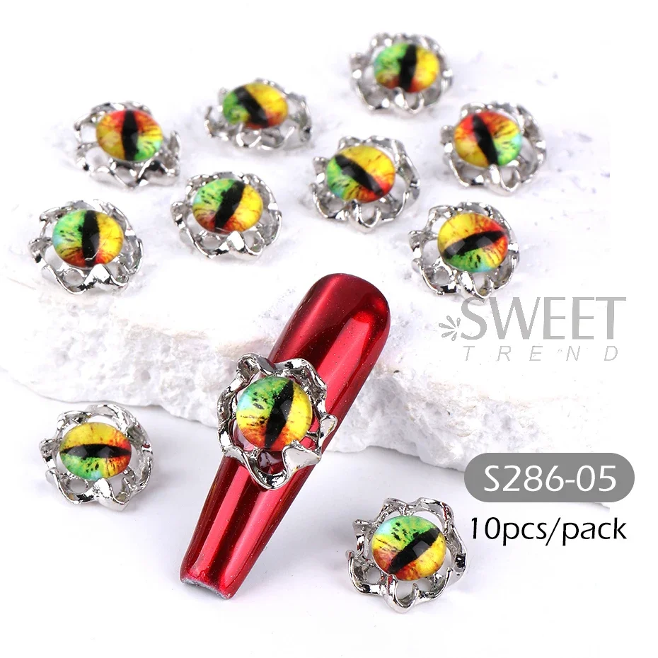 2Pcs/Lot 2023 Luxury f New Dark Style Small Devil Tail Nail