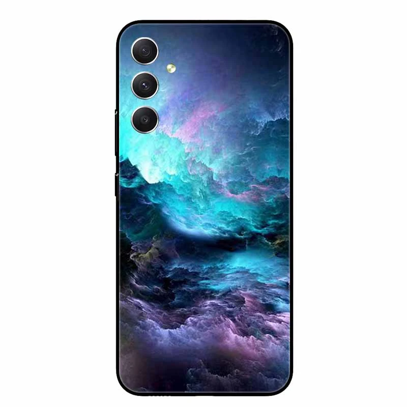 Cute Painted Soft Silicone TPU Phone Cover - 6.7'' Back Shell