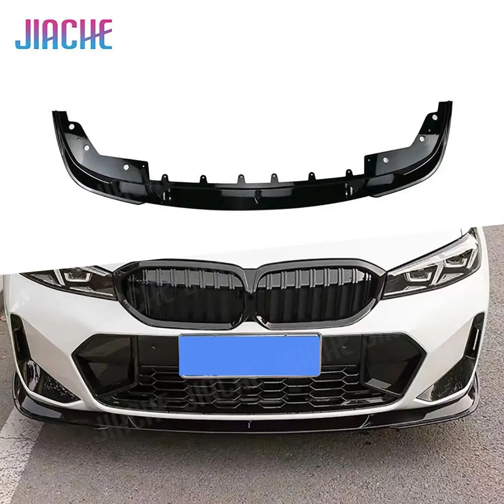 

Спойлер для переднего бампера из АБС-пластика для Bmw G20 G28 M340i 2023 + сплиттер для нижней защитной пластины подбородка, передний бампер, губа, спойлер для подбородка