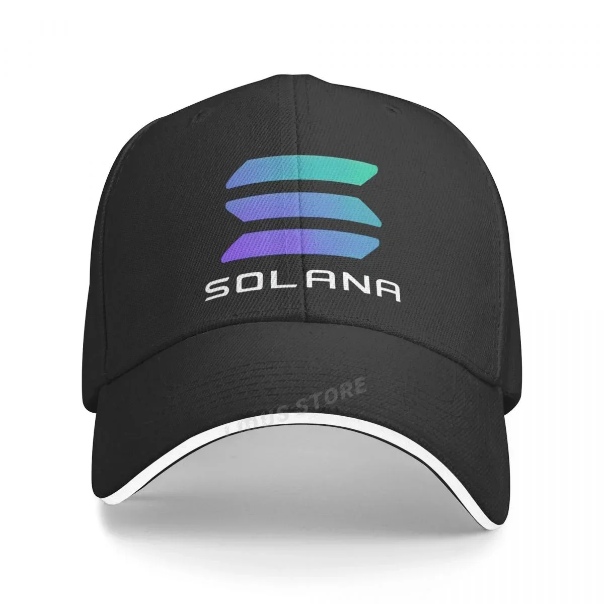 Solana Crypto Solana Sol Baseball Cap Hat Hip Hop Women Sun Czapka Casquette Casual Mens Outdoor Fish Bonnet 1