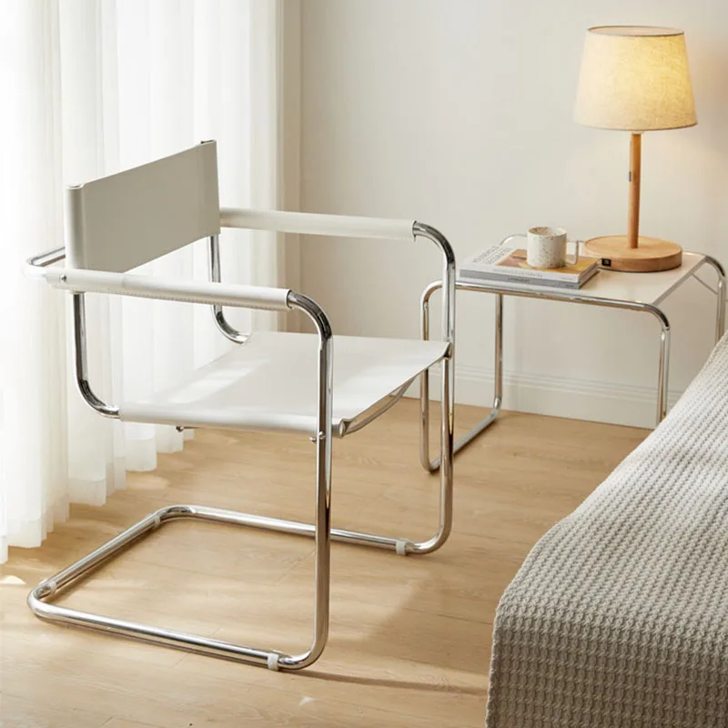 

European Ergonomic Dining Chairs Transats Designer White Single Living Room Chairs Portable Adult Dinette Muebles Room Furniture