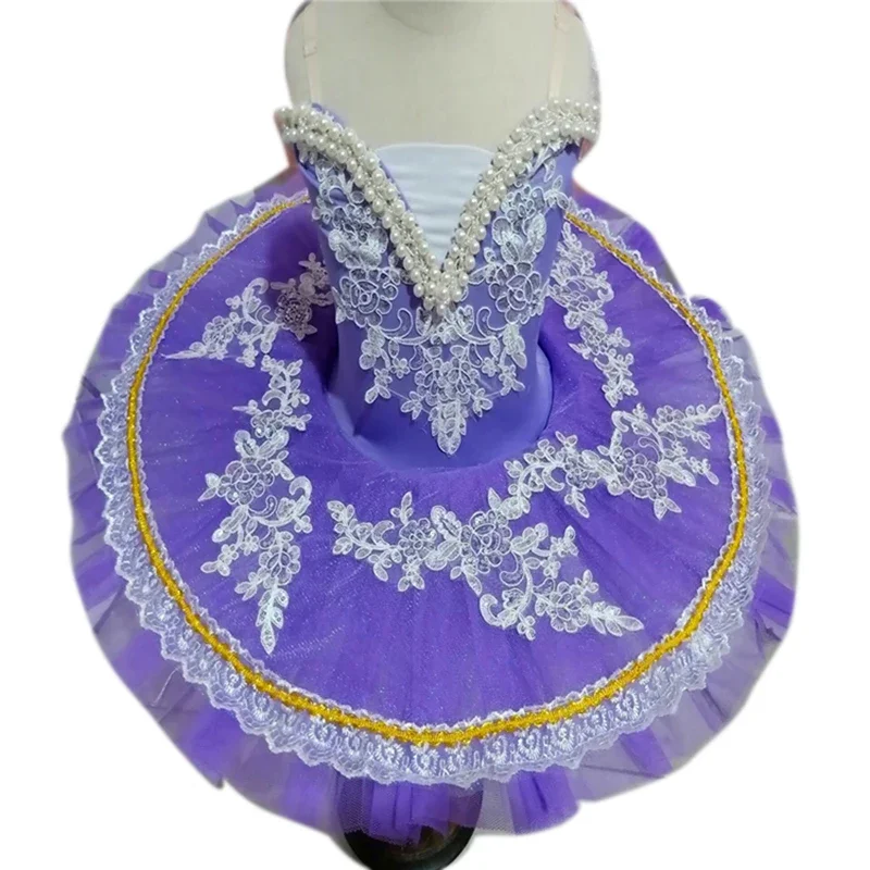 children-professional-ballet-skirt-girls-dance-practice-suit-sling-tutu-dancing-costumes-kids-teen-party-tulle-dancewear