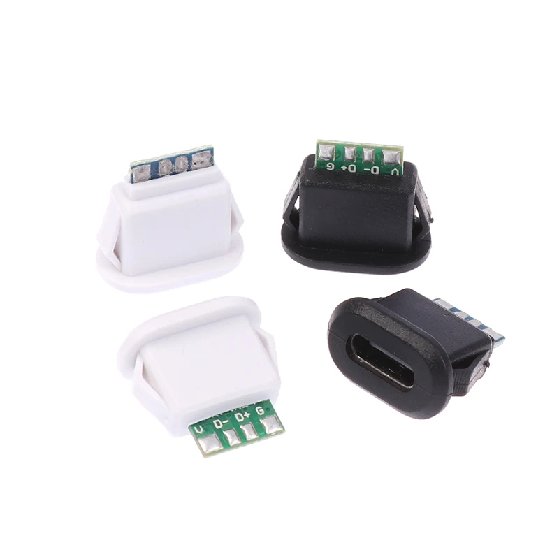 Connecteur USB étanche Type-C Tail Plug Connecteur pet5A 20V Port de prise de charge rapide à courant élevé Prise de chargeur USB-C