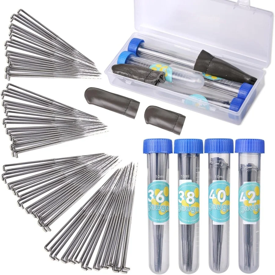 MIUSIE Needle Felting Needles 4 Sizes Wool Felting Needles Needle Tools Supplies Kit for DIY Wool Crafts Needle Felting Kit Wool Felting Kit Needle Felting Painting Kit Felting Needles