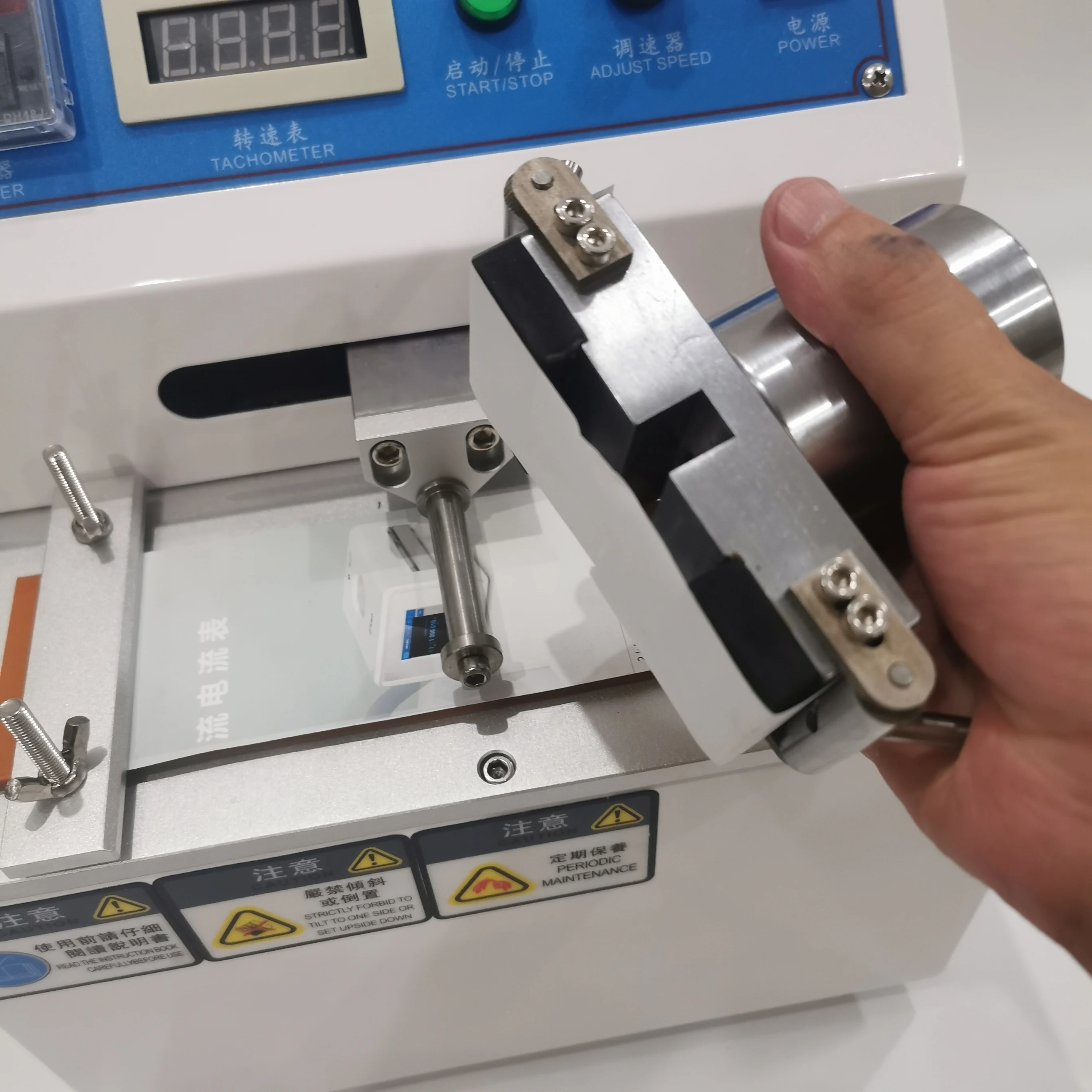 Ink Rub Tester Printing Ink Abrasion Resistance & Decolorization Tester Ink Durability Friction Test Machine 110V/220V detail image 5