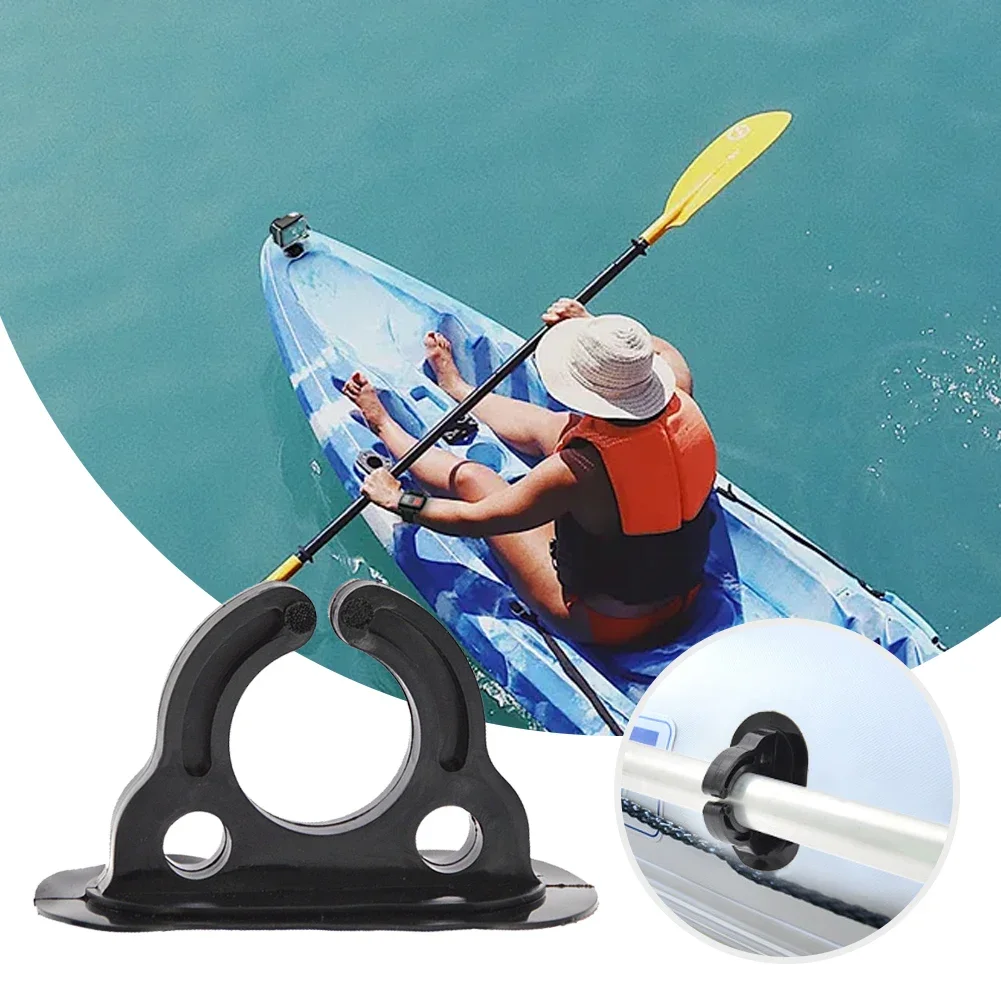 2/4 Pcs Paddle Oar Holder Clips Keeper Plastic Inflatable Boat Paddle Holder Oar Keeper for Kayak Canoe Rowing Boat Accessories