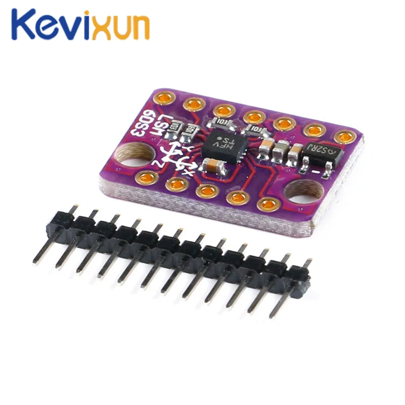BMI160 GY-BMI160 6-axis Rate Gyro Gravity модуль датчика акселерометра IIC I2C SPI протокол связи 3-5V |