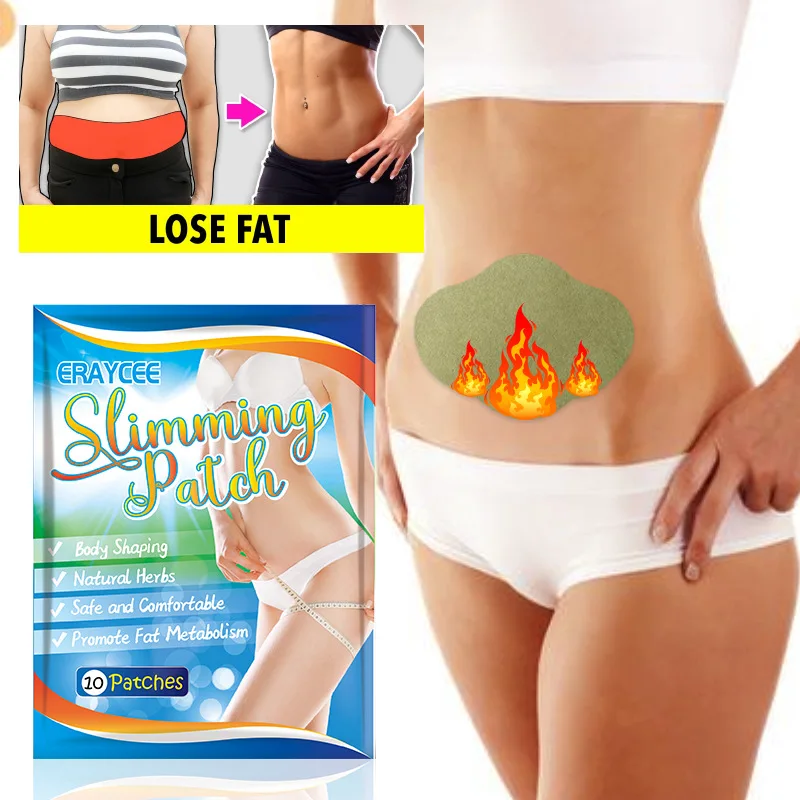 10PCS Slimming Patch Belly Abdomen Lose Weight Fat Burning Navel Stick Weight Loss Slim slimming patches