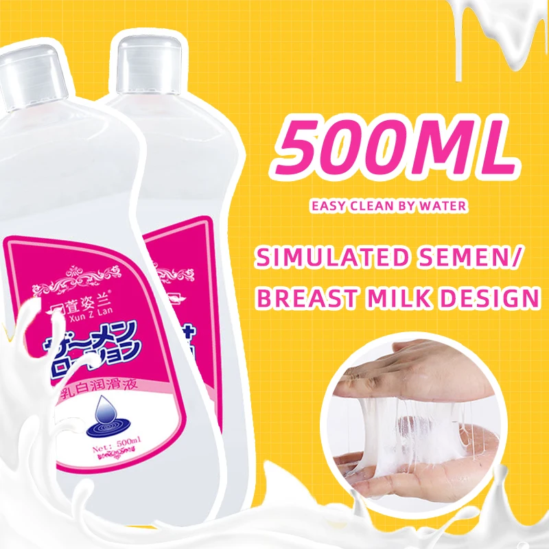 Sex Lubricant Lubricant for Men Women Sex Toys Cream Sex Viscous Lube Water Based Oil Lubricating Anal Vaginal Adult Imitation Semen Shop