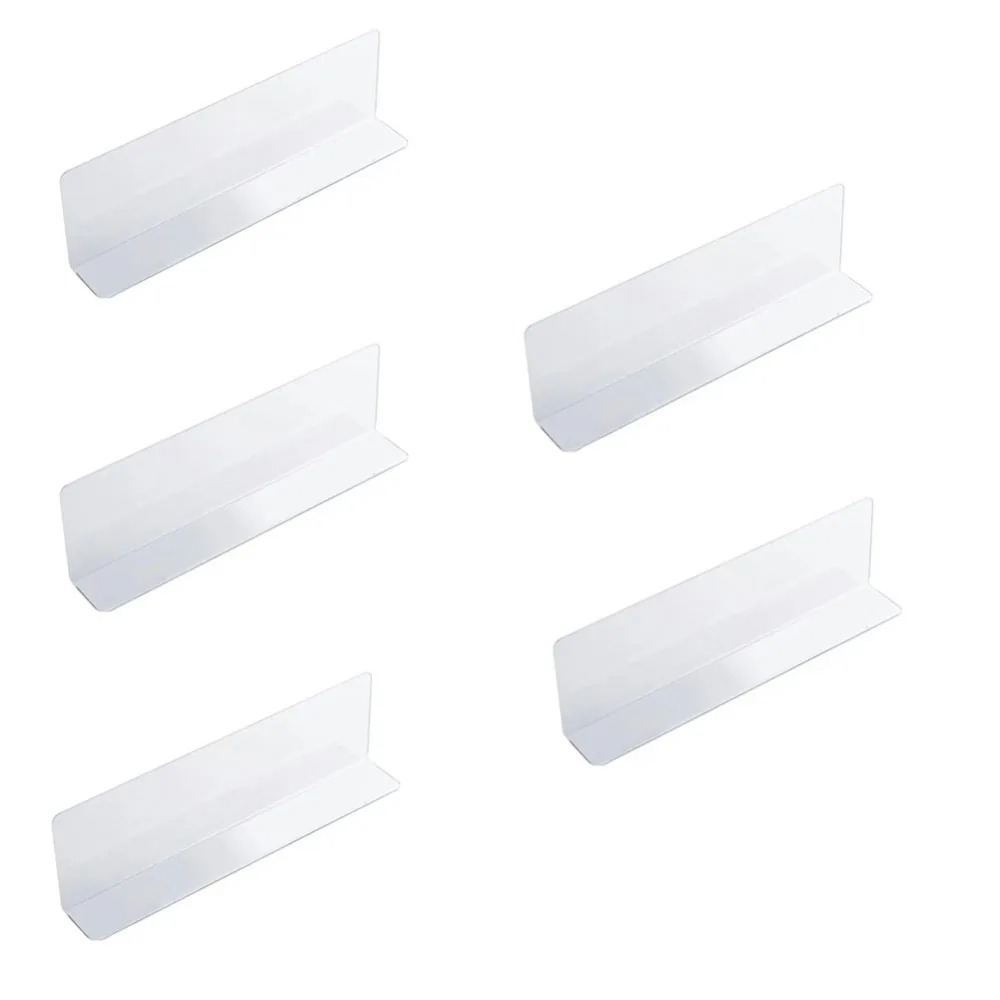 5Pcs 투명 선반 분배기 패널 클리어 뷰 20/30/40cm 슈퍼마켓 선반 분배기 ..