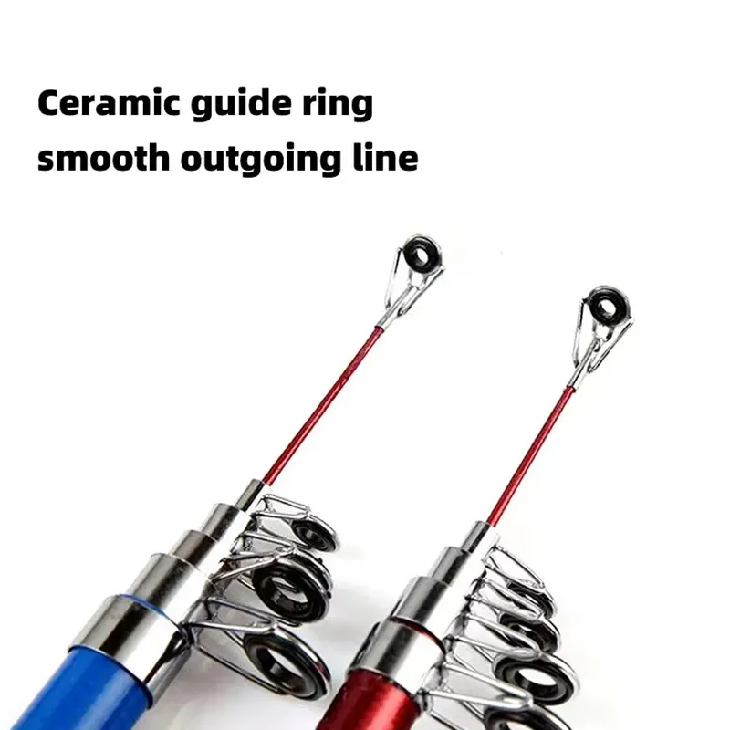 Telescopic Fishing Rod and Spinning Reel Travel Set 6
