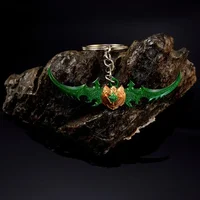 Warglaive of Azzinoth Keychains World of Warcraft Weapon Illidan Stormrage Game Peripheral Metal Weapon Model Crafts Toys 2