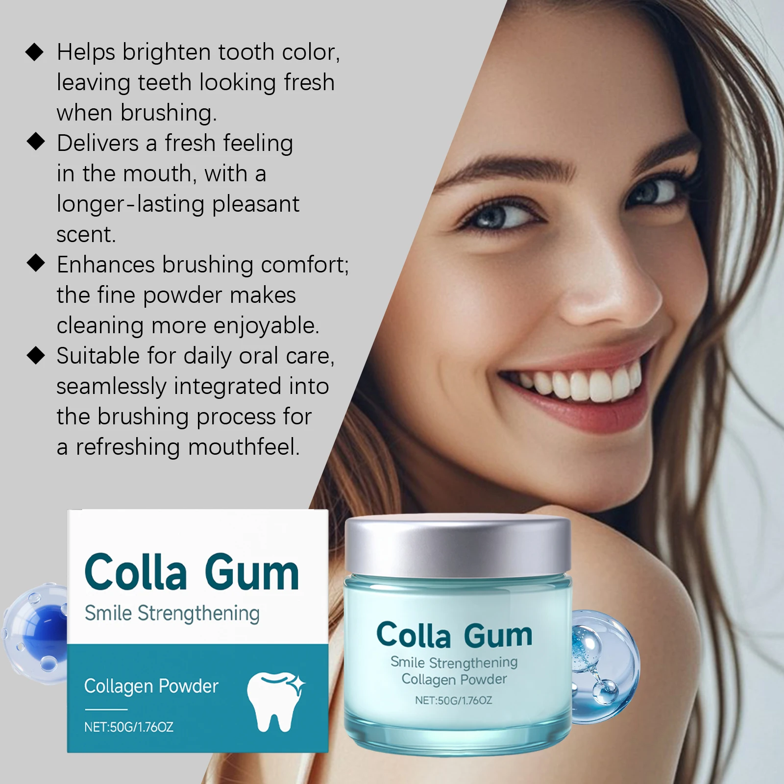 Collagen Whitening Tooth Powder Image 4