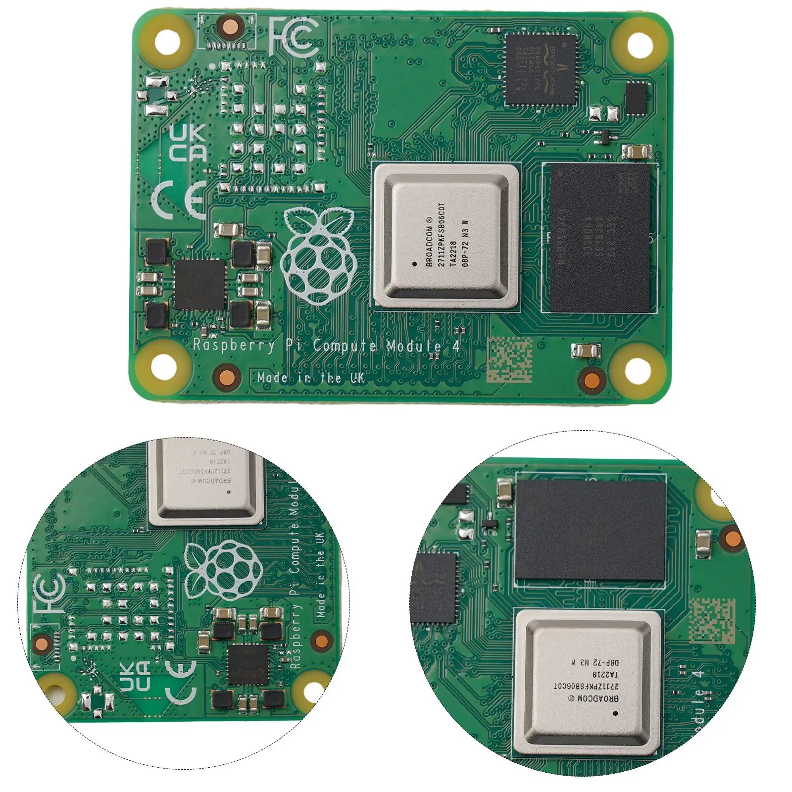 

1pc Computer Module CM4001000 Computer Module 4 Computing Module-compatible WIFI Core Board CM4 55*40*4.7mm Parts