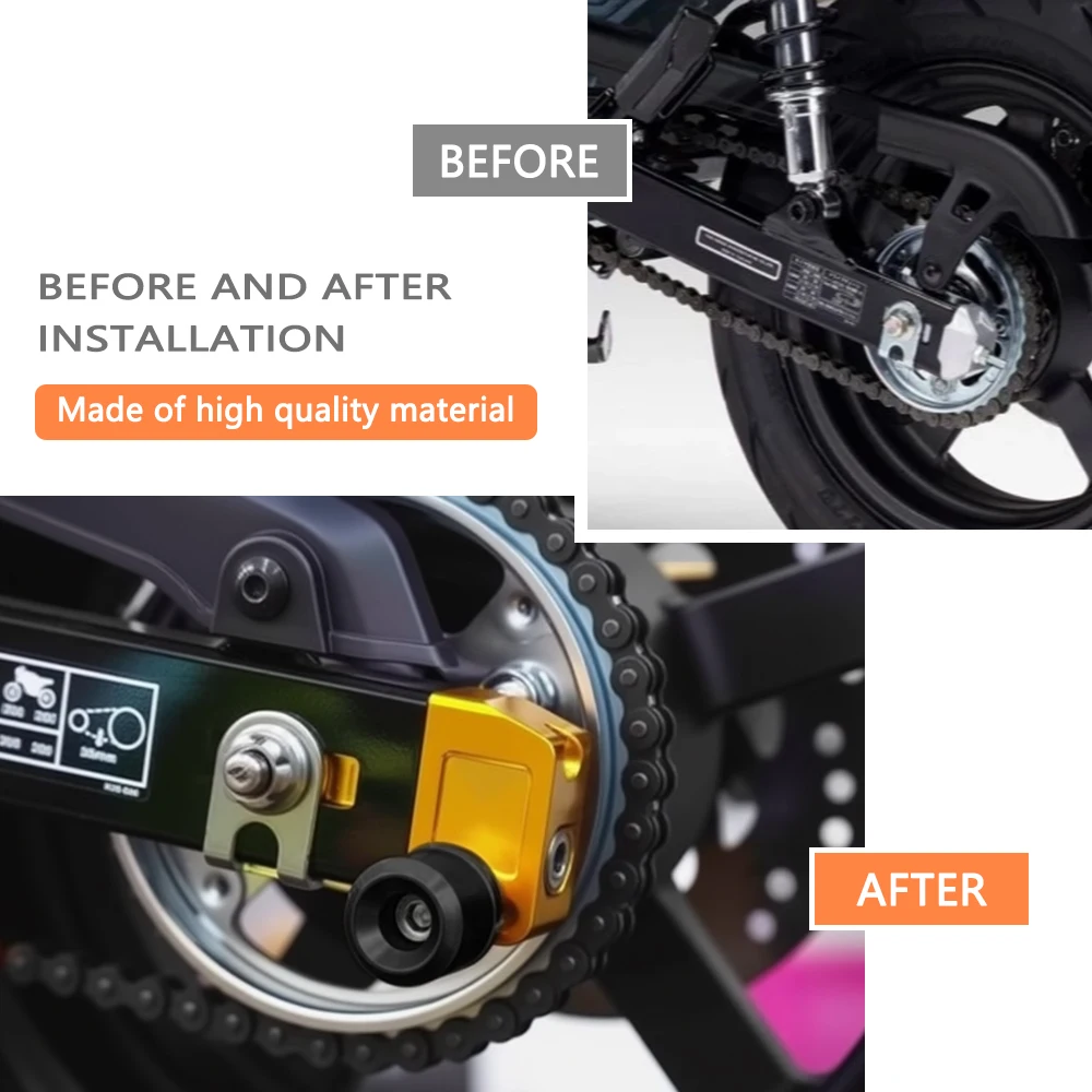 혼다 DAX125 MSX125 GROM 125 MSX125SF 2021 2022 2023 2024 오토바이 체인 조절기 주차 볼 개조 액세서리