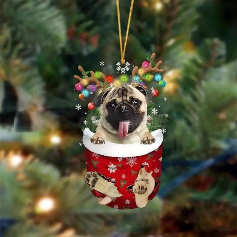 thumbnail image 1 of 1 pieza de adorno navideño de gato en forma de bola, acrílico 2D, divertido adorno de gato, árbol de Navidad, adornos colgantes para gato, decoración para fiesta en casa, Navidad, 1 of 5